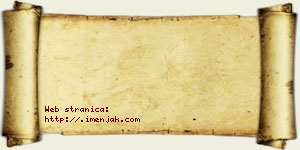 Avram Grkinić vizit kartica